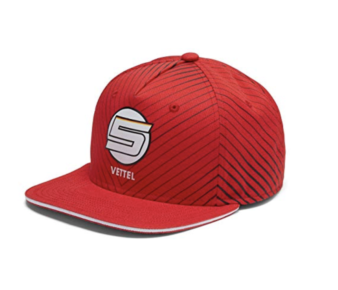 Scuderia Ferrari Vettel Flat Brim Cap 2019  FERRARI CAP 