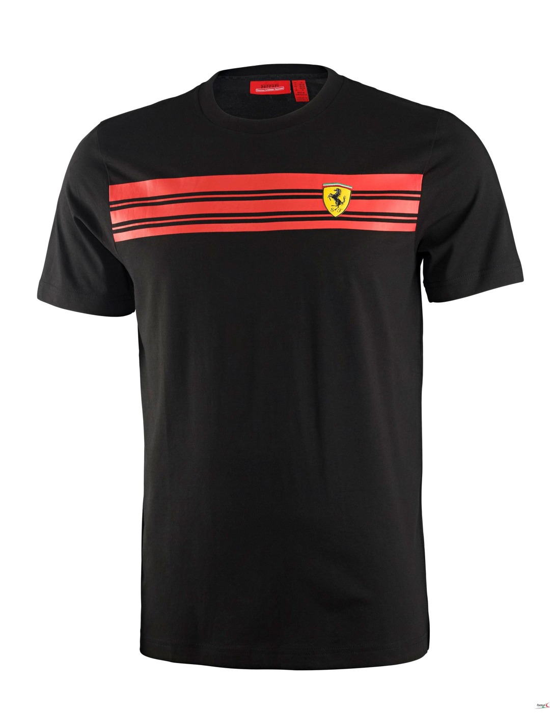 Koszulka Ferrari Mens Striped Tee - Black 3 BLACK | FERRARI T-SHIRT ...