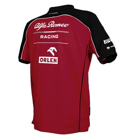 Koszulka polo męska Alfa Romeo Racing Orlen F1