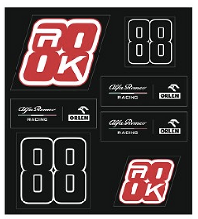 Naklejka Alfa Romeo Racing Orlen