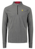 Scuderia Ferrari F1 Long Sleeve Midlayer Zip Tee