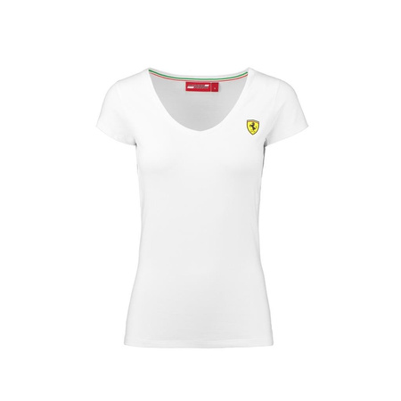 Womens Ferrari F1 Classic V-neck Tee
