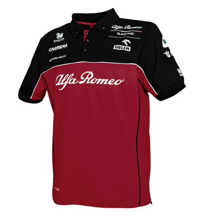 Koszulka polo męska Alfa Romeo Racing Orlen F1