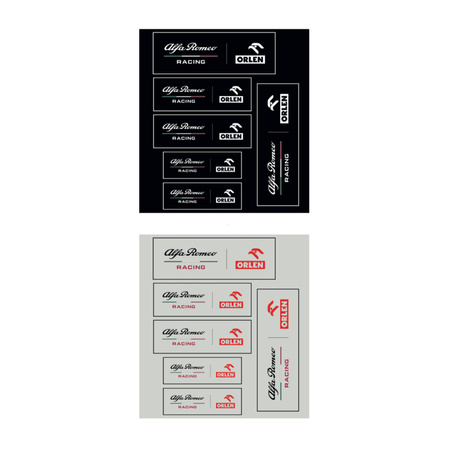 Naklejka Alfa Romeo Racing Orlen