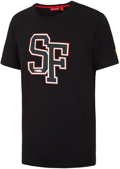 Koszulka Ferrari męska t-shirt Ferrari F1 z logo Scuderia czarna