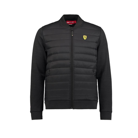 Scuderia Ferrari F1 Mens Hybrid Padded Bomber Jacket