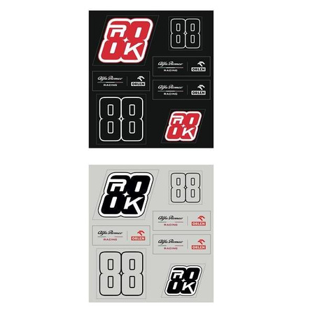 Naklejka Alfa Romeo Racing Orlen