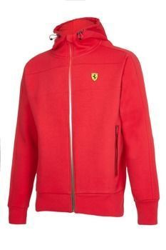 Bluza Ferrari męska z kapturem Ferrari F1 Scuderia Tricolore czerwona