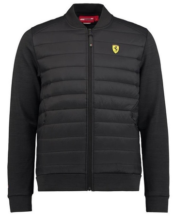 Scuderia Ferrari F1 Mens Hybrid Padded Bomber Jacket