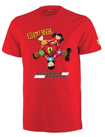 Love Ferrari F1 Kids Tee