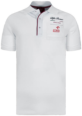 Koszulka polo męska Alfa Romeo Racing Orlen F1 Essential Collection