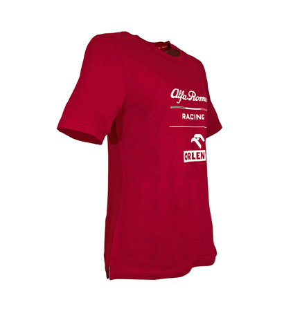 Koszulka Alfa Romeo Racing Orlen F1 Essentials Collection damska t-shirt czerowna
