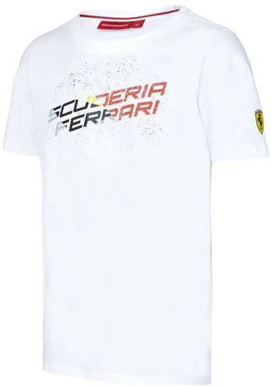Koszulka Ferrari męska t-shirt Ferrari F1 Fracture biała