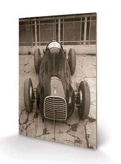 Ferrari F1 Vintage 125 1948 - obraz na drewnie