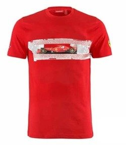 Koszulka Ferrari Mens Graphic Tee  - Red