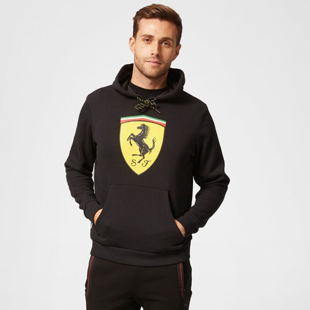 Bluza Ferrari męska z kapturem Scuderia Ferrari F1 czarna 