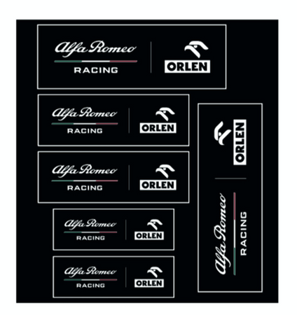 Naklejka Alfa Romeo Racing Orlen