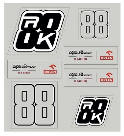 Naklejka Alfa Romeo Racing Orlen
