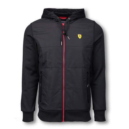 Mens Ferrari Sweatshirt Full Zip Fleece