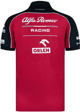 Koszulka polo męska Alfa Romeo Racing Orlen F1